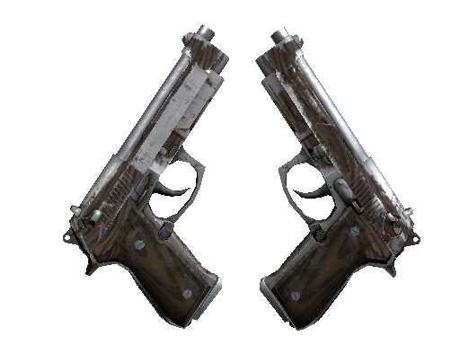 Souvenir Dual Berettas | Drift Wood (Battle-Scarred) - Industrial Grade - Weapon - from The 2021 Mirage Collection