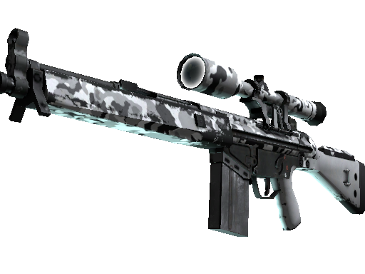 Souvenir G3SG1 | Polar Camo (Well-Worn) - Consumer Grade - Weapon - from The Train Collection