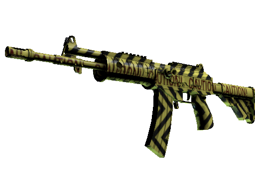 Souvenir Galil AR | CAUTION! (Minimal Wear) - Restricted - Weapon - from The 2021 Vertigo Collection