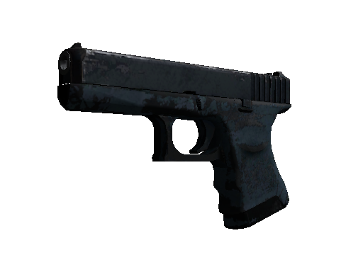Souvenir Glock-18 | Night (Battle-Scarred) - Industrial Grade - Weapon - from The Overpass Collection