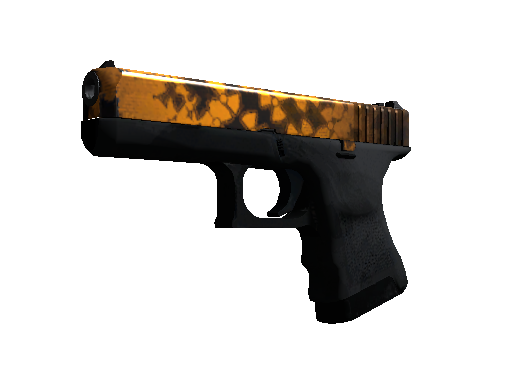 Souvenir Glock-18 | Reactor (Well-Worn) - Mil-Spec - Weapon - from The Cache Collection