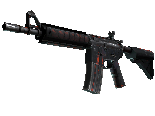 Souvenir M4A4 | Radiation Hazard (Battle-Scarred) - Mil-Spec - Weapon - from The Nuke Collection