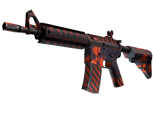 Souvenir M4A4 | Radiation Hazard (Minimal Wear) - Mil-Spec - Weapon - from The Nuke Collection