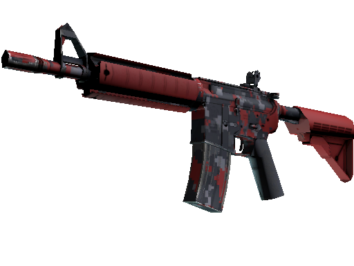Souvenir M4A4 | Red DDPAT (Minimal Wear) - Restricted - Weapon - from The 2021 Dust 2 Collection