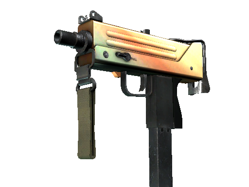 Souvenir MAC-10 | Amber Fade (Minimal Wear) - Mil-Spec - Weapon - from The Mirage Collection