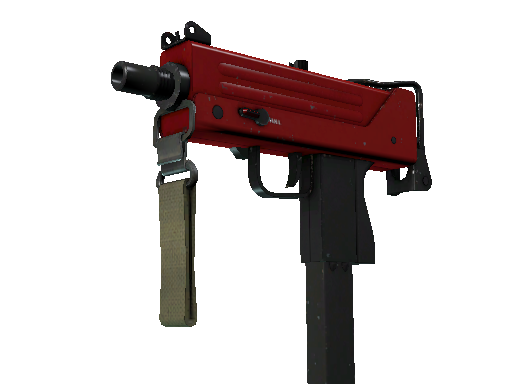 Souvenir MAC-10 | Candy Apple (Field-Tested) - Industrial Grade - Weapon - from The Train Collection