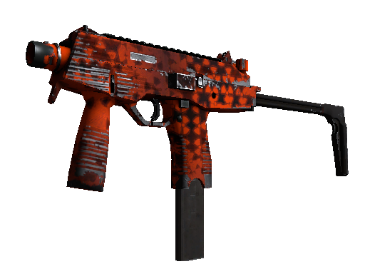 Souvenir MP9 | Setting Sun (Well-Worn) - Mil-Spec - Weapon - from The Cache Collection