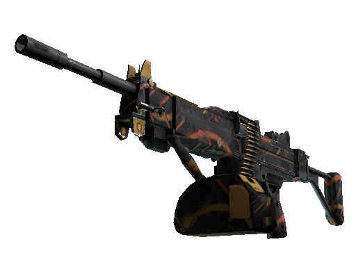 Souvenir Negev | Infrastructure (Well-Worn) - Mil-Spec - Weapon - from The 2021 Vertigo Collection