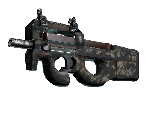 Souvenir P90 | Desert DDPAT (Battle-Scarred) - Consumer Grade - Weapon - from The 2021 Dust 2 Collection