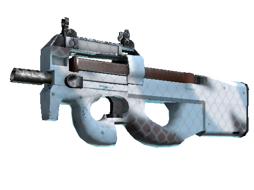 Souvenir P90 | Glacier Mesh (Minimal Wear) - Mil-Spec - Weapon - from The Vertigo Collection