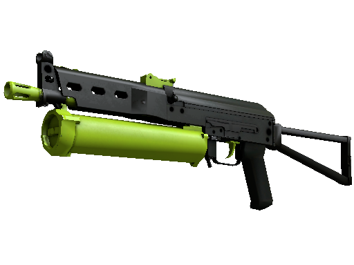 Souvenir PP-Bizon | Chemical Green (Factory New) - Industrial Grade - Weapon - from The Cache Collection