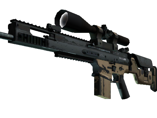 Souvenir SCAR-20 | Contractor (Well-Worn) - Consumer Grade - Weapon - from The Safehouse Collection