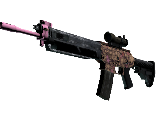 Souvenir SG 553 | Desert Blossom (Minimal Wear) - Mil-Spec - Weapon - from The 2021 Mirage Collection