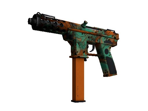 Souvenir Tec-9 | Toxic (Well-Worn) - Mil-Spec - Weapon - from The Cache Collection
