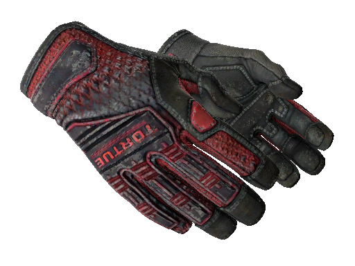 ★ Specialist Gloves | Crimson Kimono (Battle-Scarred) - Gloves