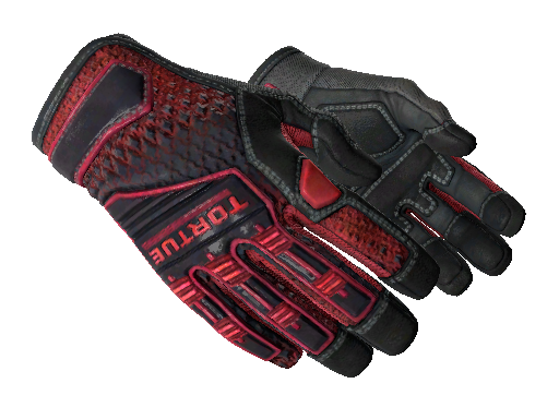 ★ Specialist Gloves | Crimson Kimono (Minimal Wear) - Gloves