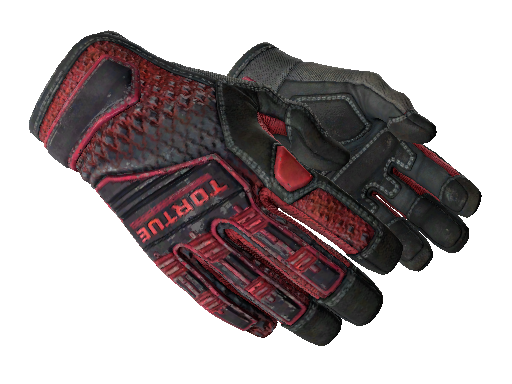 ★ Specialist Gloves | Crimson Kimono (Well-Worn) - Gloves