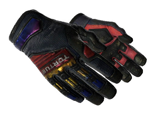 ★ Specialist Gloves | Marble Fade (Well-Worn) - Gloves