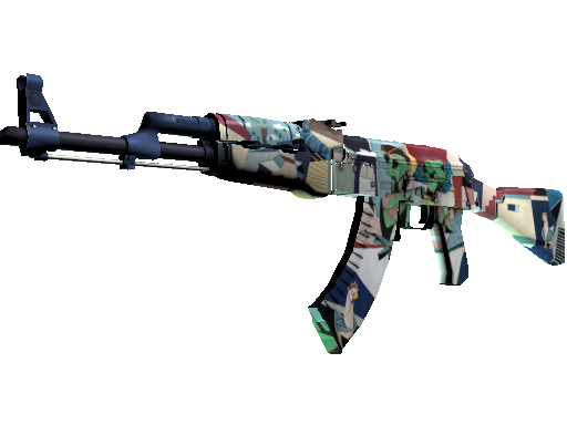 StatTrak™ AK-47 | Leet Museo (Minimal Wear) - Covert - Weapon - from The Operation Riptide Collection