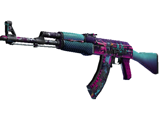 StatTrak™ AK-47 | Neon Rider (Battle-Scarred) - Covert - Weapon - from The Horizon Collection