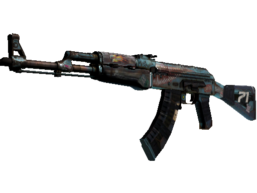 StatTrak™ AK-47 | Rat Rod (Minimal Wear) - Restricted - Weapon - from The Shattered Web Collection