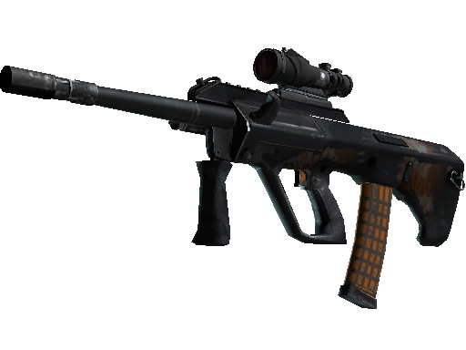StatTrak™ AUG | Amber Slipstream (Battle-Scarred) - Mil-Spec - Weapon - from The Horizon Collection