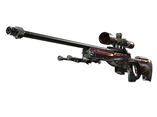 StatTrak™ AWP | Chrome Cannon (Well-Worn) - Covert - Weapon - from The Kilowatt Collection
