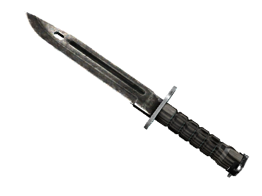★ StatTrak™ Bayonet | Black Laminate (Battle-Scarred) - Covert - Knife