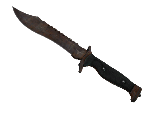 ★ StatTrak™ Bowie Knife | Rust Coat (Battle-Scarred) - Covert - Knife - from The Wildfire Collection