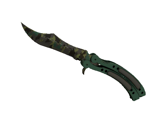 ★ StatTrak™ Butterfly Knife | Boreal Forest (Minimal Wear) - Covert - Knife - from The Breakout Collection