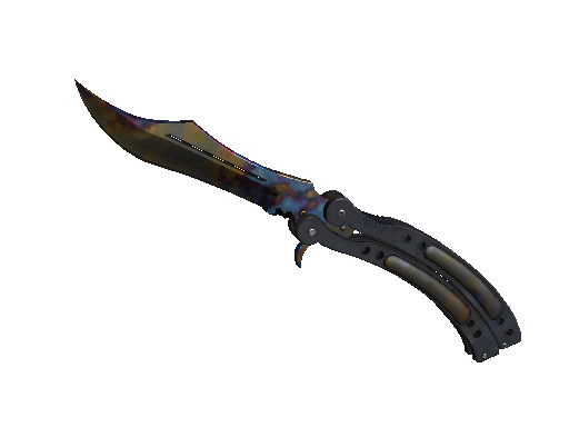 ★ StatTrak™ Butterfly Knife | Case Hardened (Minimal Wear) - Covert - Knife - from The Breakout Collection