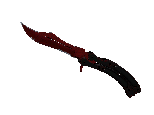 ★ StatTrak™ Butterfly Knife | Crimson Web (Field-Tested) - Covert - Knife - from The Breakout Collection