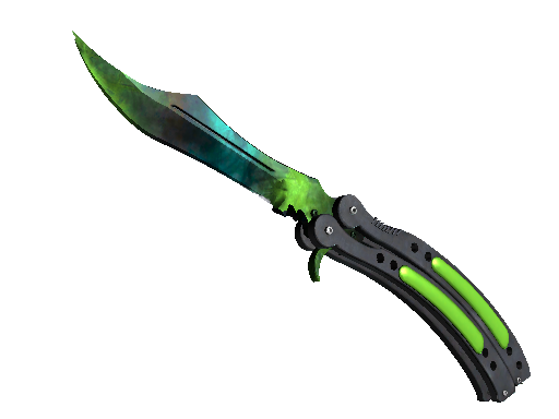 ★ StatTrak™ Butterfly Knife | Gamma Doppler (Minimal Wear) - Covert - Knife - from The Breakout Collection