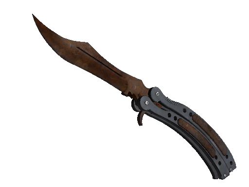★ StatTrak™ Butterfly Knife | Rust Coat (Battle-Scarred) - Covert - Knife - from The Breakout Collection