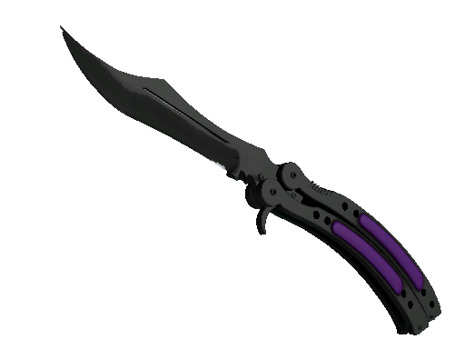 ★ StatTrak™ Butterfly Knife | Ultraviolet (Minimal Wear) - Covert - Knife - from The Breakout Collection