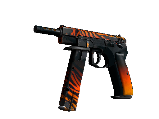 StatTrak™ CZ75-Auto | Tigris (Battle-Scarred) - Restricted - Weapon - from The Breakout Collection