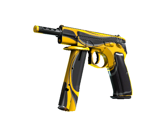 StatTrak™ CZ75-Auto | Yellow Jacket (Minimal Wear) - Classified - Weapon - from The Falchion Collection