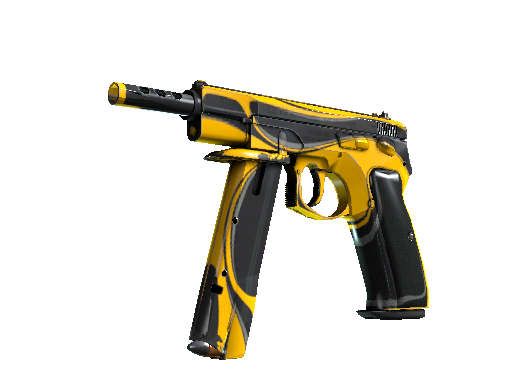 StatTrak™ CZ75-Auto | Yellow Jacket (Well-Worn) - Classified - Weapon - from The Falchion Collection