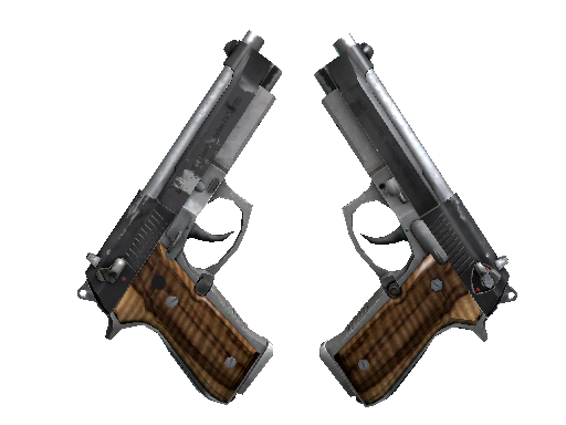 StatTrak™ Dual Berettas | Black Limba (Field-Tested) - Mil-Spec - Weapon - from The Bravo Collection