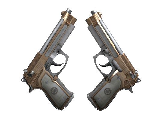 StatTrak™ Dual Berettas | Cartel (Minimal Wear) - Mil-Spec - Weapon - from The Wildfire Collection