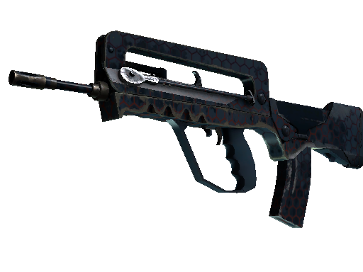StatTrak™ FAMAS | Hexane (Well-Worn) - Mil-Spec - Weapon - from The Arms Deal 2 Collection