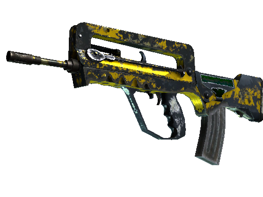 StatTrak™ FAMAS | Neural Net (Battle-Scarred) - Restricted - Weapon - from The Falchion Collection