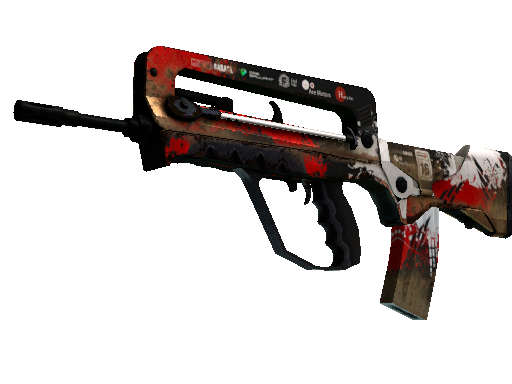 StatTrak™ FAMAS | Roll Cage (Battle-Scarred) - Covert - Weapon - from The Gamma 2 Collection