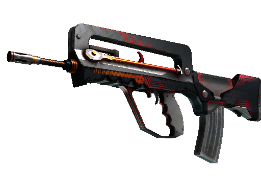 StatTrak™ FAMAS | Valence (Battle-Scarred) - Restricted - Weapon - from The Wildfire Collection