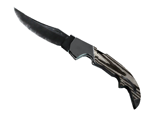 ★ StatTrak™ Falchion Knife | Black Laminate (Minimal Wear) - Covert - Knife - from The Falchion Collection