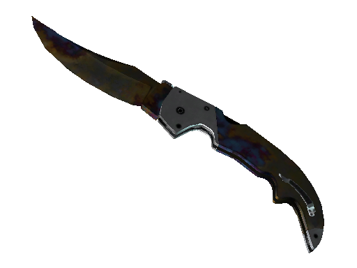 ★ StatTrak™ Falchion Knife | Case Hardened (Well-Worn) - Covert - Knife - from The Falchion Collection