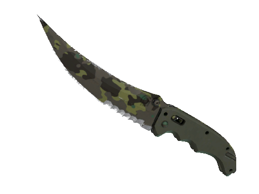 ★ StatTrak™ Flip Knife | Boreal Forest (Well-Worn) - Covert - Knife