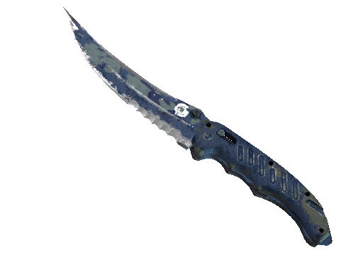 ★ StatTrak™ Flip Knife | Bright Water (Battle-Scarred) - Covert - Knife