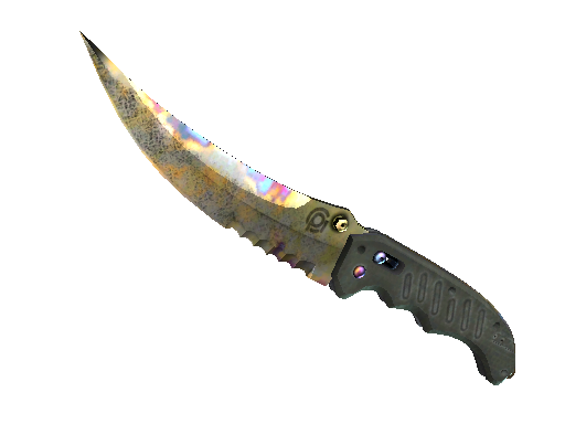 ★ StatTrak™ Flip Knife | Case Hardened (Minimal Wear) - Covert - Knife