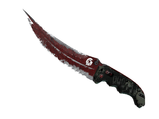 ★ StatTrak™ Flip Knife | Crimson Web (Battle-Scarred) - Covert - Knife
